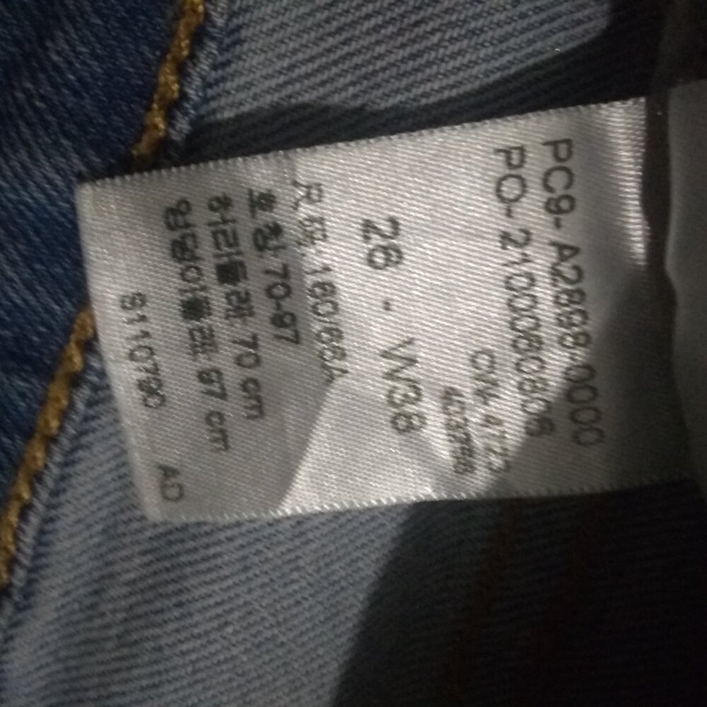 Signature By Levi  High-Rise Loose Straight Jeans Sz 38Wx32L New with Tag - Picture 14 of 16